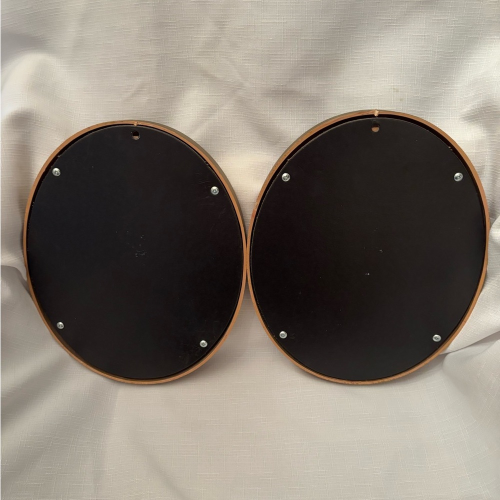 Gold Oval Framed Bird Art Set - Picture 4 of 8